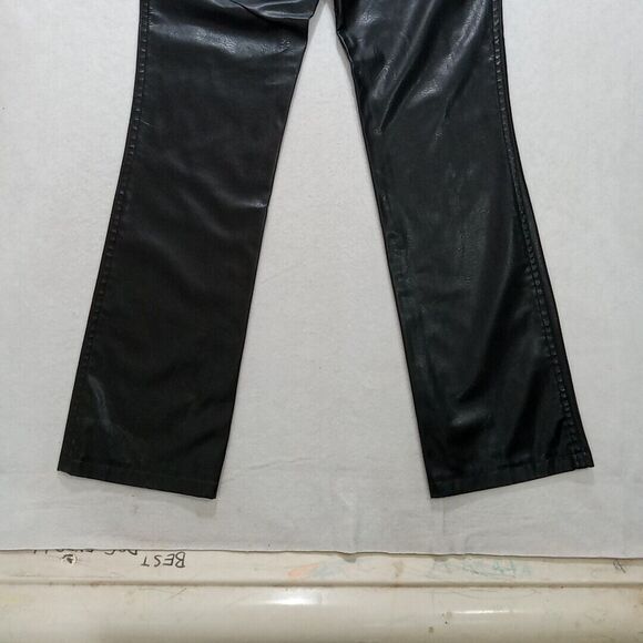 jr-s.com Faux Leather Jeans Women's Size Junior's 5 Black * - Picture 6 of 14